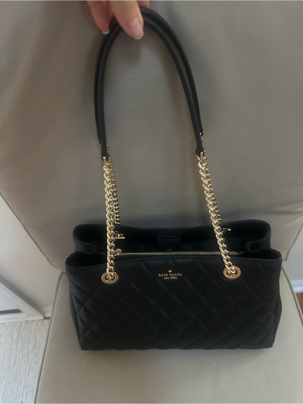 Kate Spade Cary Quilted Leather Tote